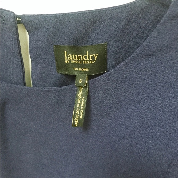 Laundry Navy Long Sleeve Dress - Picture 5 of 5